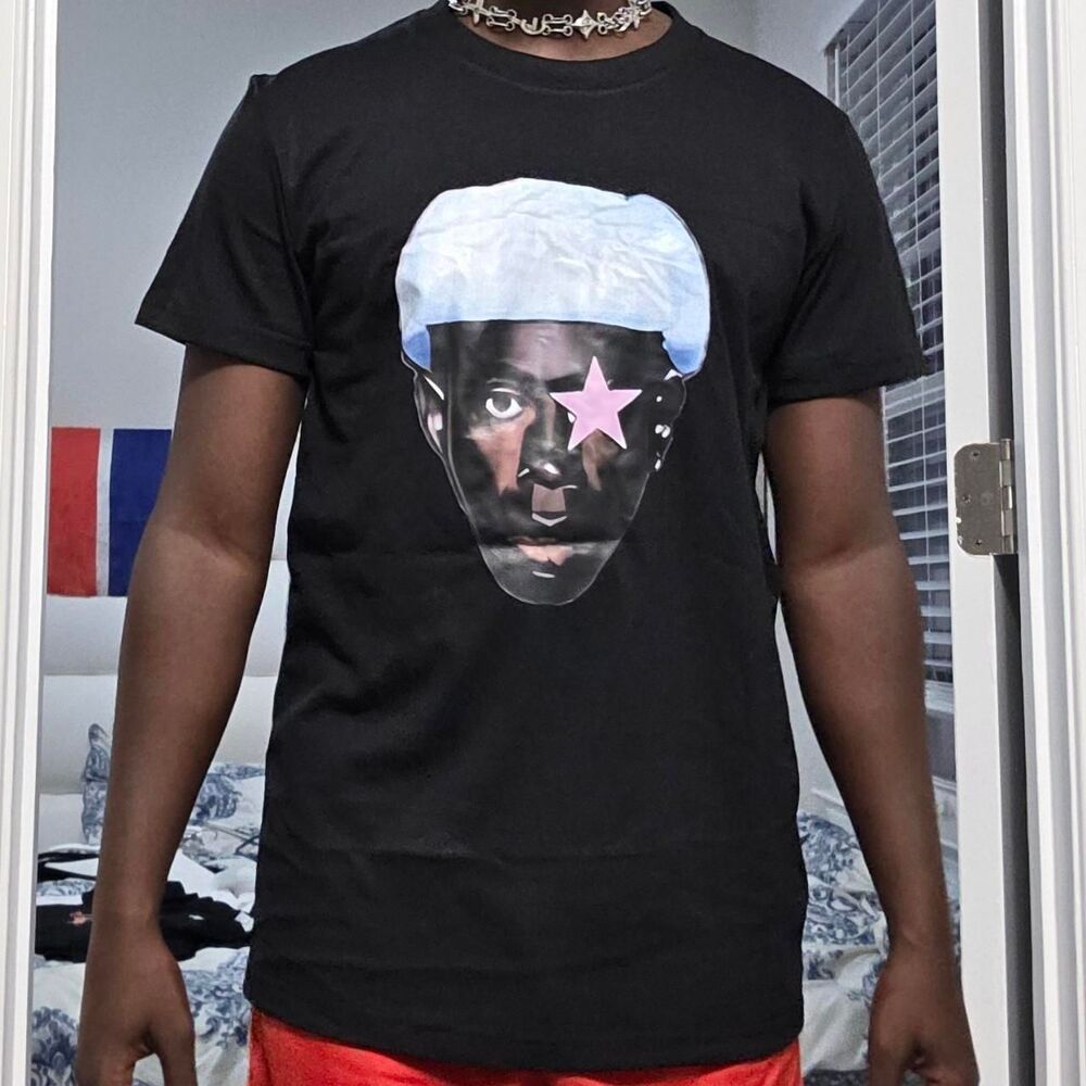 Tyler The Creator Igor Graphic Face Black T-Shirt Streetwear